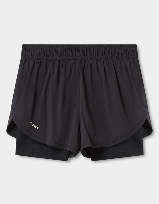 Women's 2-in-1 Shorts - Black