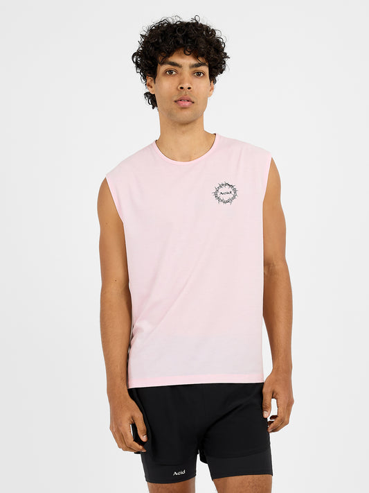 Men's The Good Fight Tank - Iced Pink