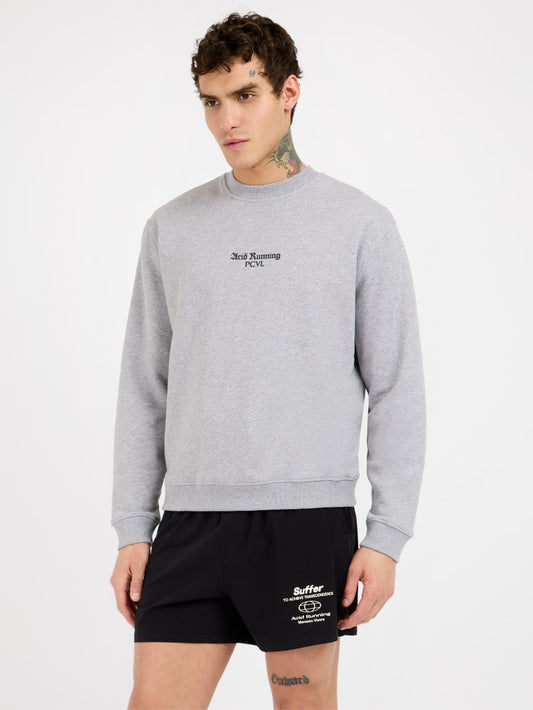 Acid x Percival - Restless Souls Sweatshirt - Athletic Grey