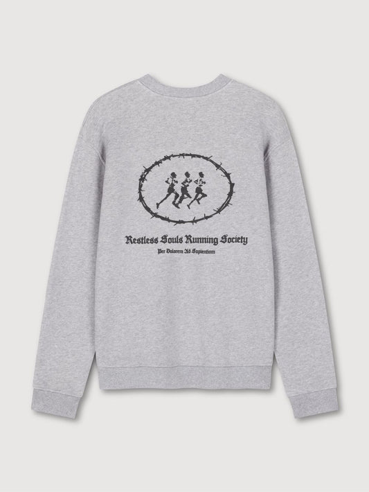 Acid x Percival - Restless Souls Sweatshirt - Athletic Grey