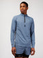 Quarter Zip - Storm Blue