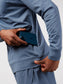 Quarter Zip - Storm Blue